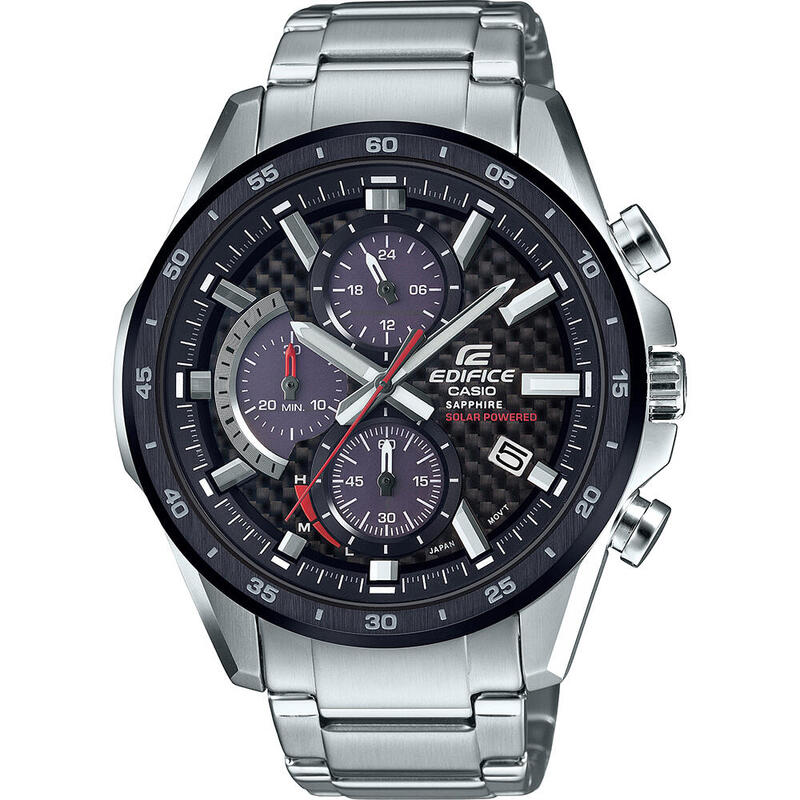 Casio Chronographe Hommes Gris / Argent EFS-S540DB-1AUEF