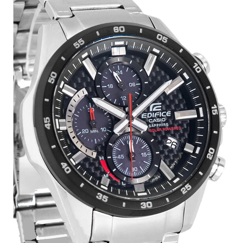 Casio Chronographe Hommes Gris / Argent EFS-S540DB-1AUEF