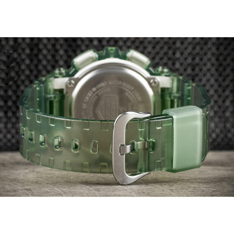 Casio Analogique - Digital Femme Argent / Vert GMA-S120GS-3AER