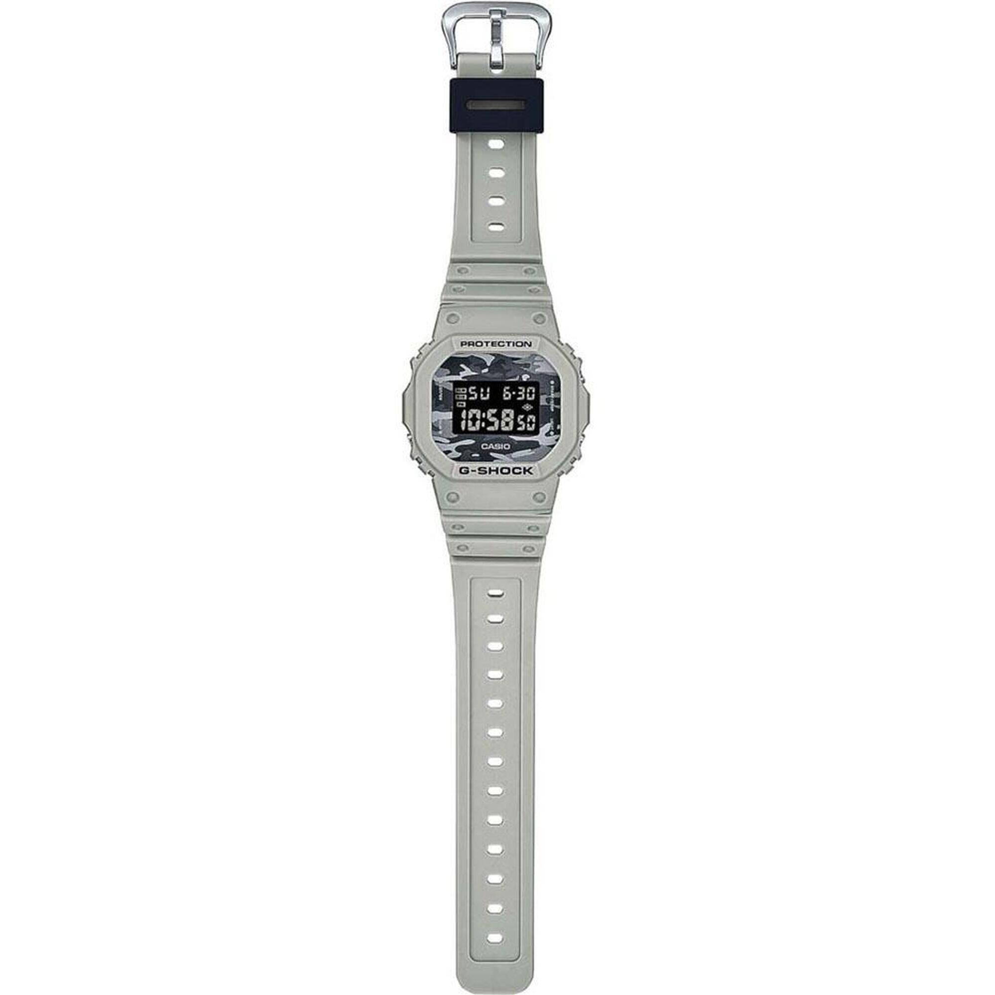 Casio Digitaal  Horloge Grijs/Zwart DW-5600CA-8ER