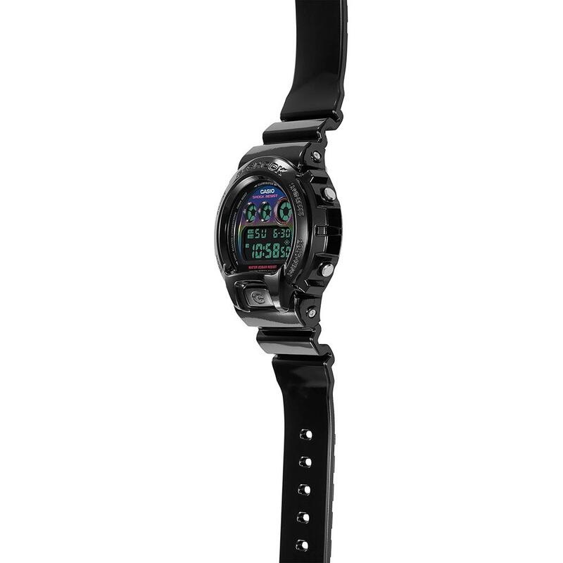 Casio Digital Hommes Multicolore / Noir DW-6900RGB-1ER