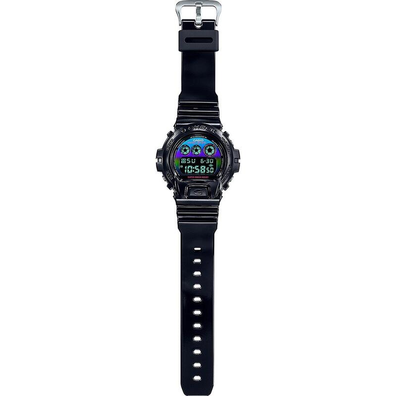 Casio Digital Hommes Multicolore / Noir DW-6900RGB-1ER