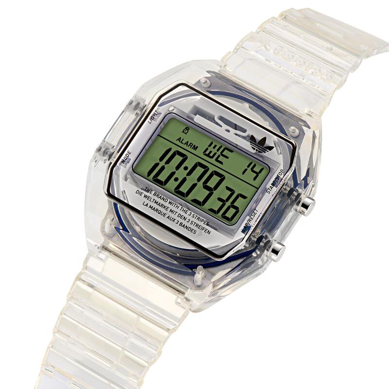 Adidas Originals Digitaal  Horloge Transparant/LCD AOST24061