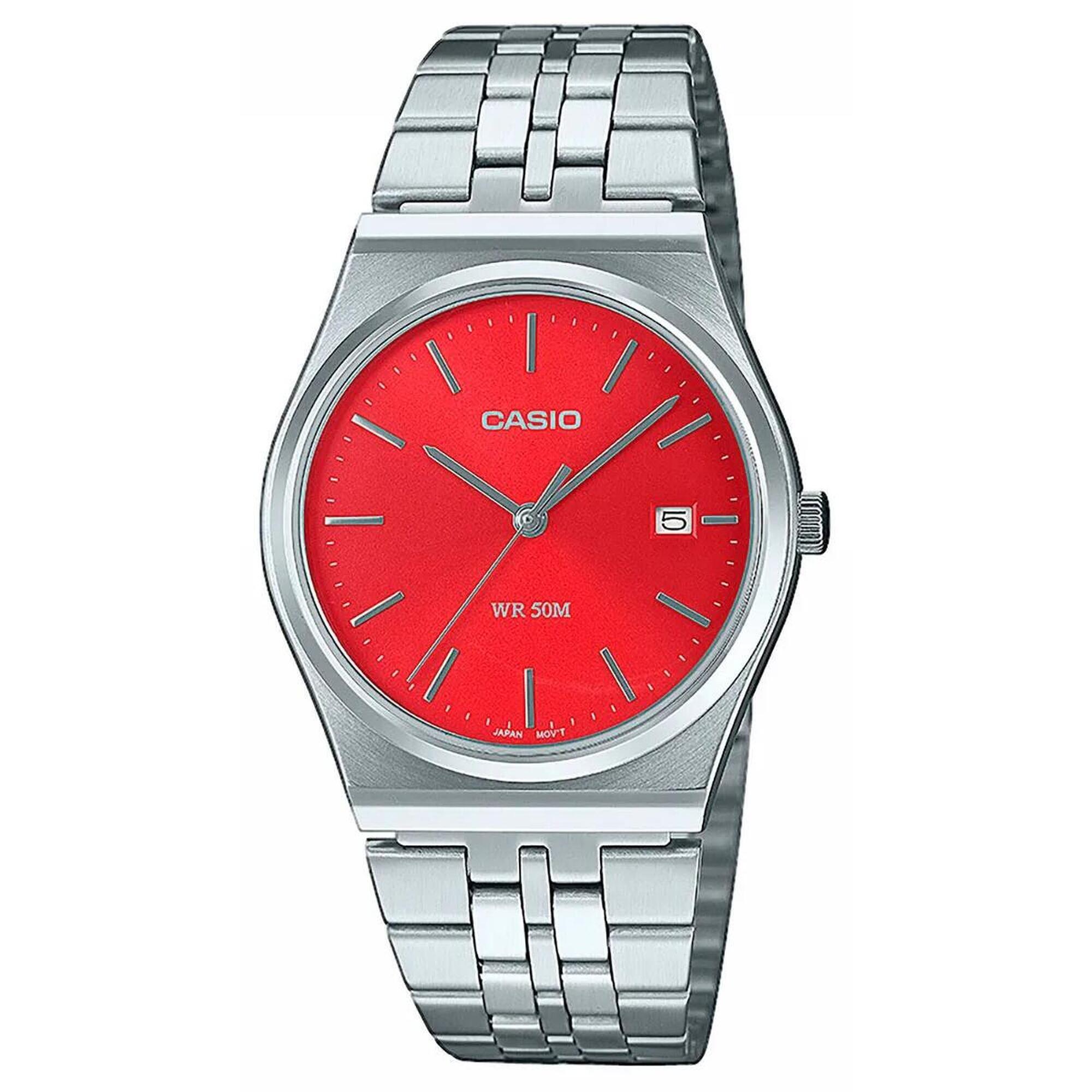 Casio - Montre Femme Casio Mtp-b145d-4a2vef - Montre - Gris|rouge - Taille Unique - Decathlon