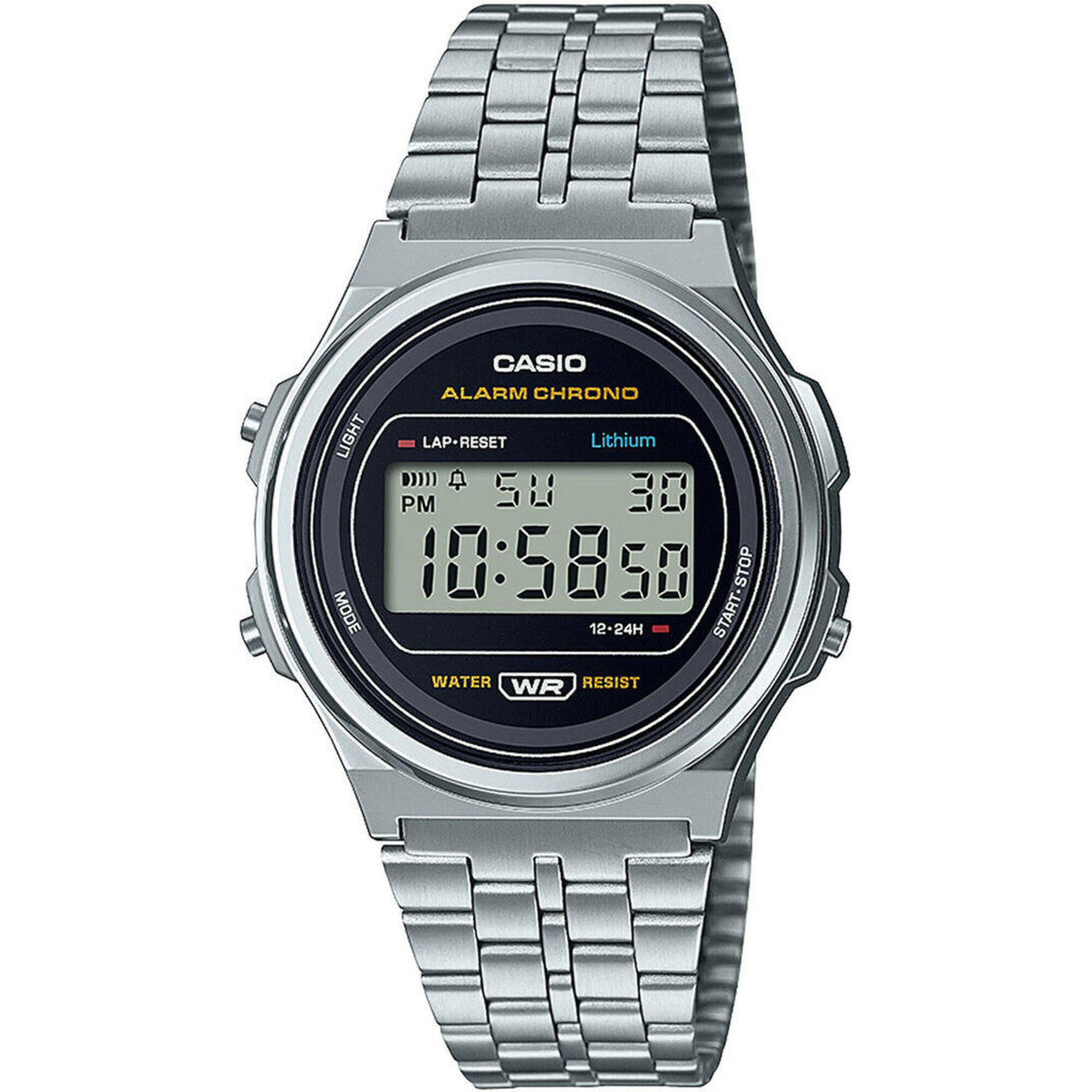 Casio - Montre Femme Casio A171we-1aef, Quartz, 36mm, 3atm - Montre - Gris|noir - Taille Unique - Decathlon