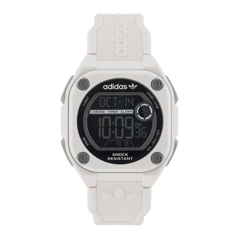 Adidas Originals Digitaal  Horloge Wit/Zwart AOST23062