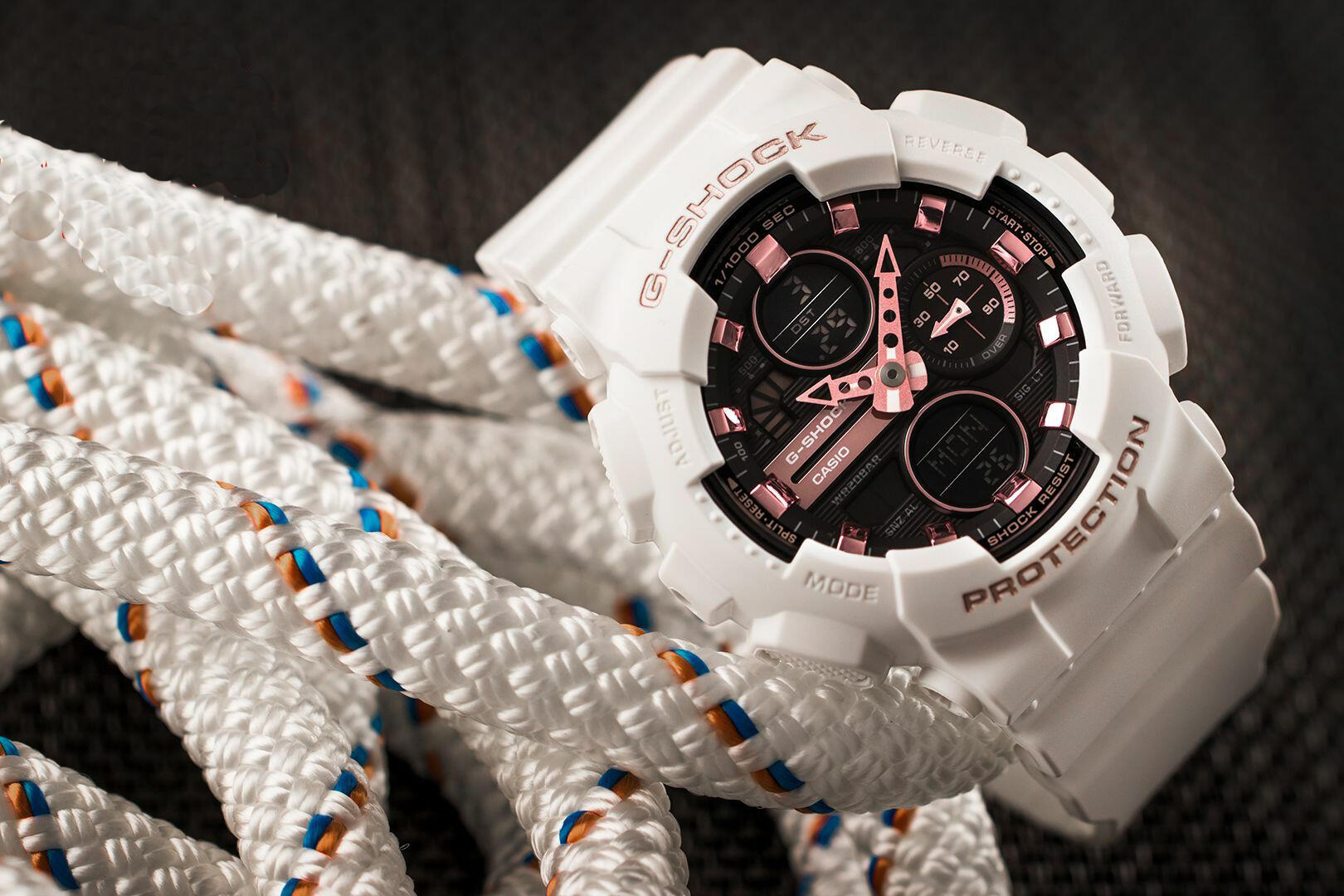 Casio Analogique - Digital Montre Blanc/Noir GMA-S140M-7AER 4/6