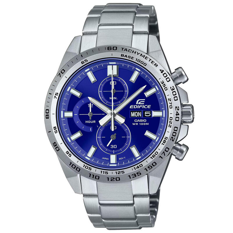 Casio Chronographe Hommes Bleu / Argent EFR-574D-2AVUEF