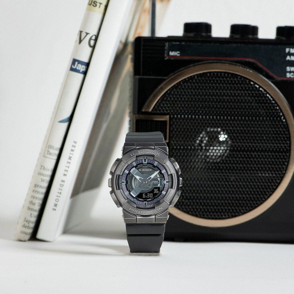 Casio Analogique - Digital Montre Gris/Gris GM-S110B-8AER 3/6