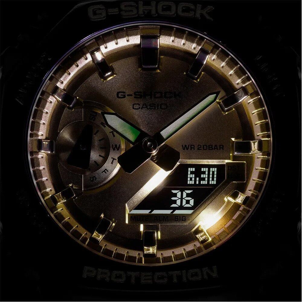 Casio Analogique - Digital Montre Noir/Doré GA-2100GB-1AER 4/6