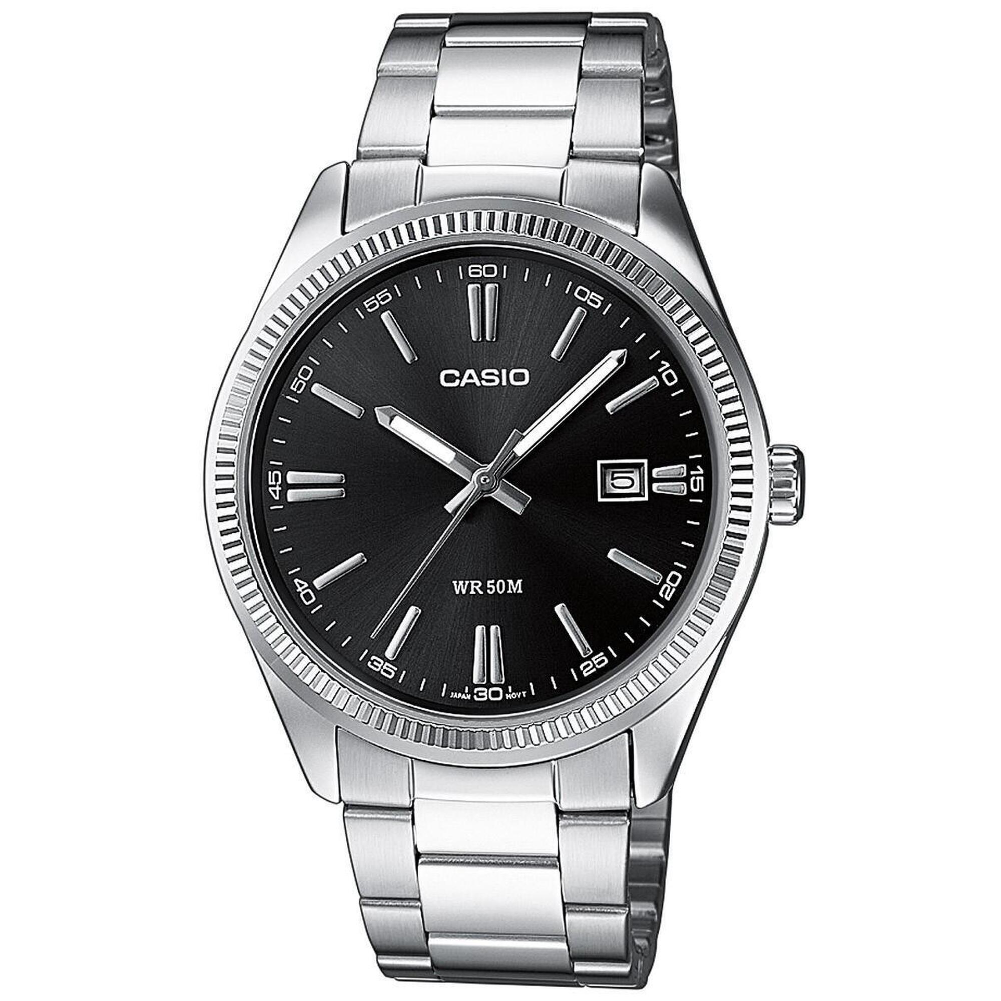 Casio - Montre Homme Casio Mtp-1302pd-1a1vef, Quartz, 39mm, 5atm - Montre - Gris|noir - Taille Unique - Decathlon