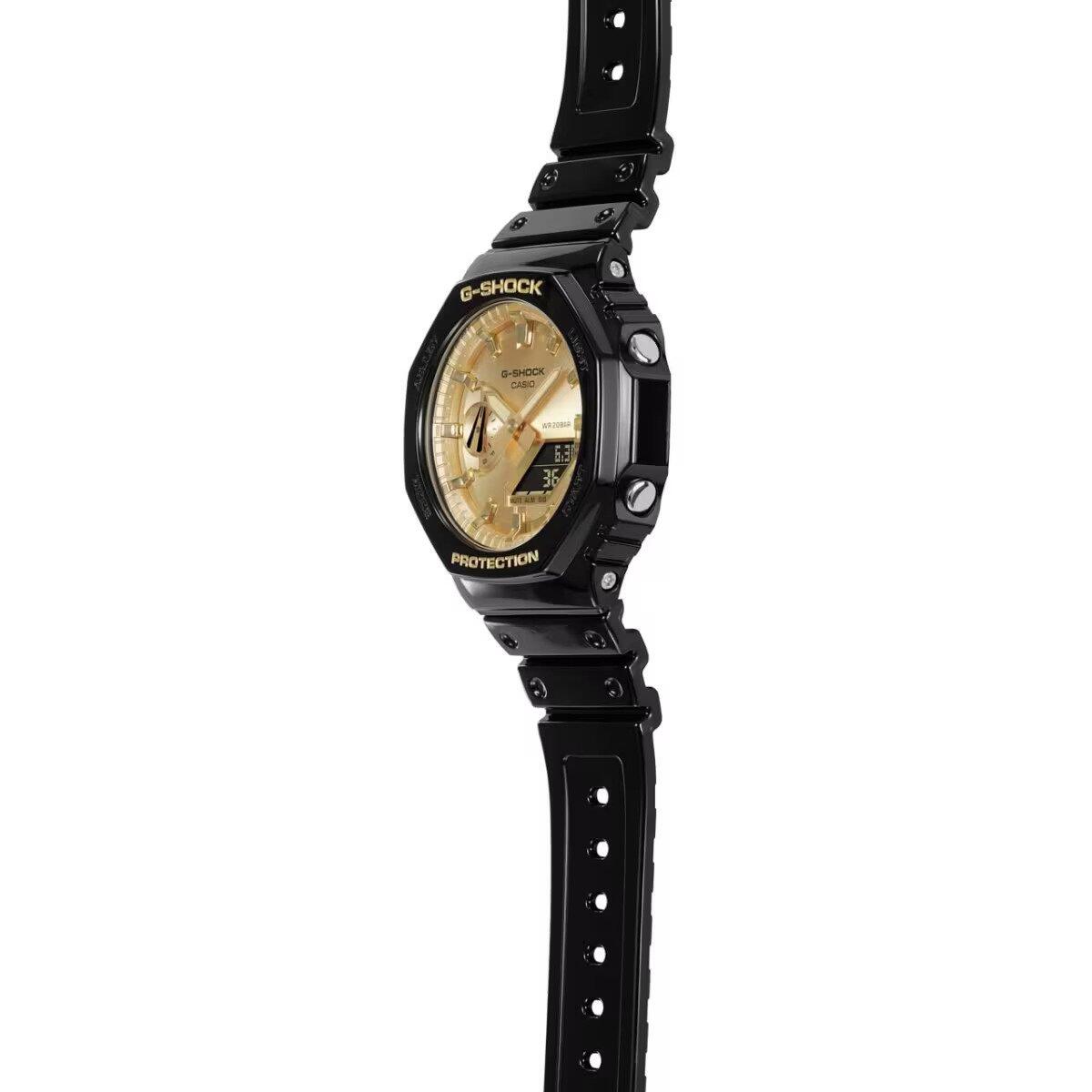 Casio Analogique - Digital Montre Noir/Doré GA-2100GB-1AER 3/6