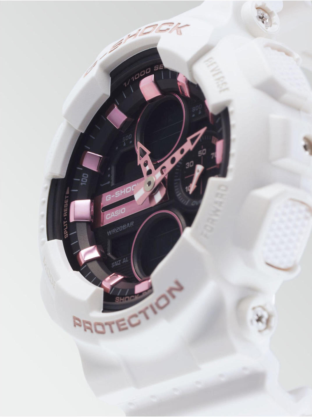 Casio Analogique - Digital Montre Blanc/Noir GMA-S140M-7AER 3/6