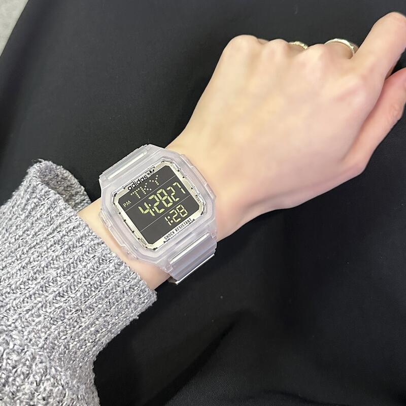 Adidas Originals Digitaal  Horloge Transparant/Zwart AOST22049