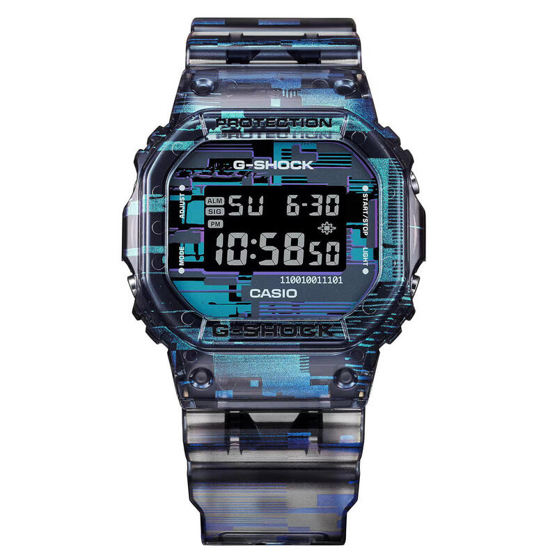 Casio Digital Hommes Gris / Gris DW-5600NN-1ER