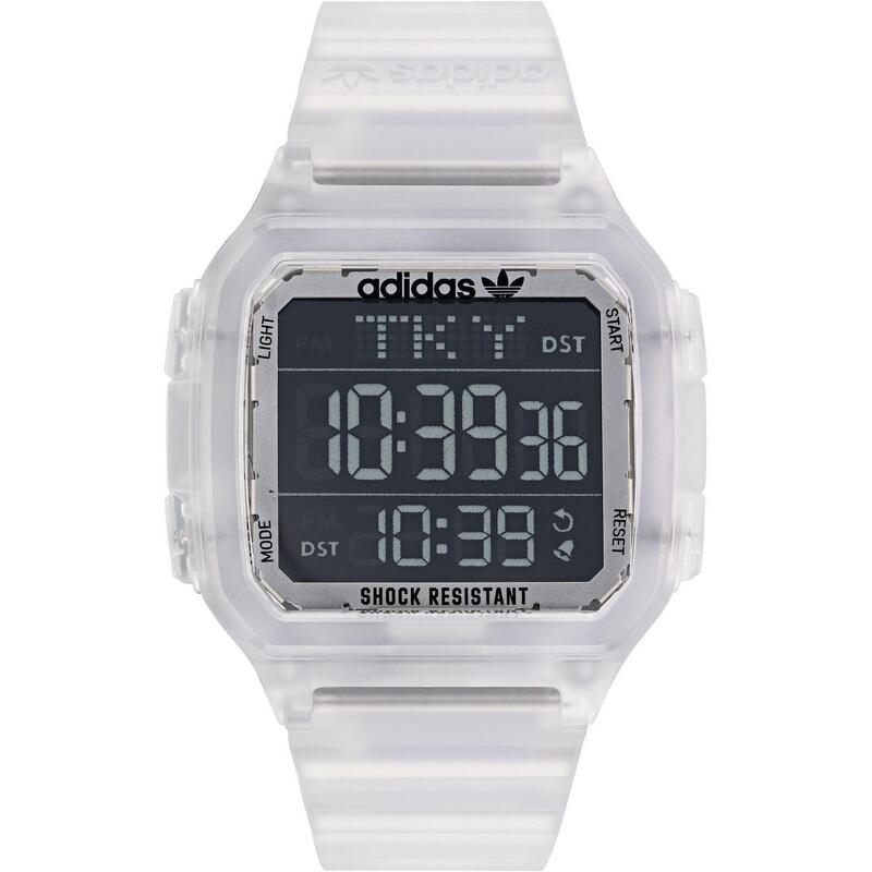 Adidas Originals Digitaal  Horloge Transparant/Zwart AOST22049