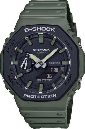 Casio Analoog En Digitaal Horloge Groen/Zwart GA-2110SU-3AER