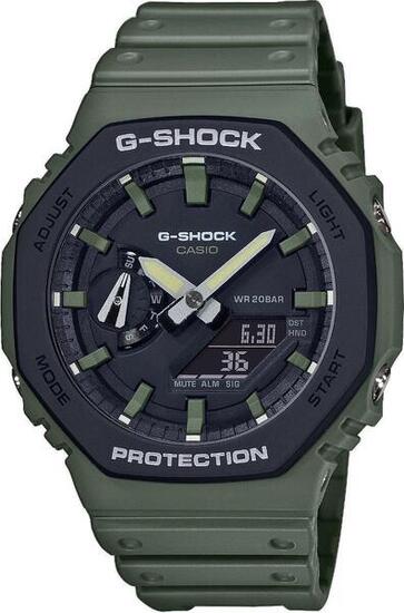 Casio Analoog En Digitaal Horloge Groen/Zwart GA-2110SU-3AER