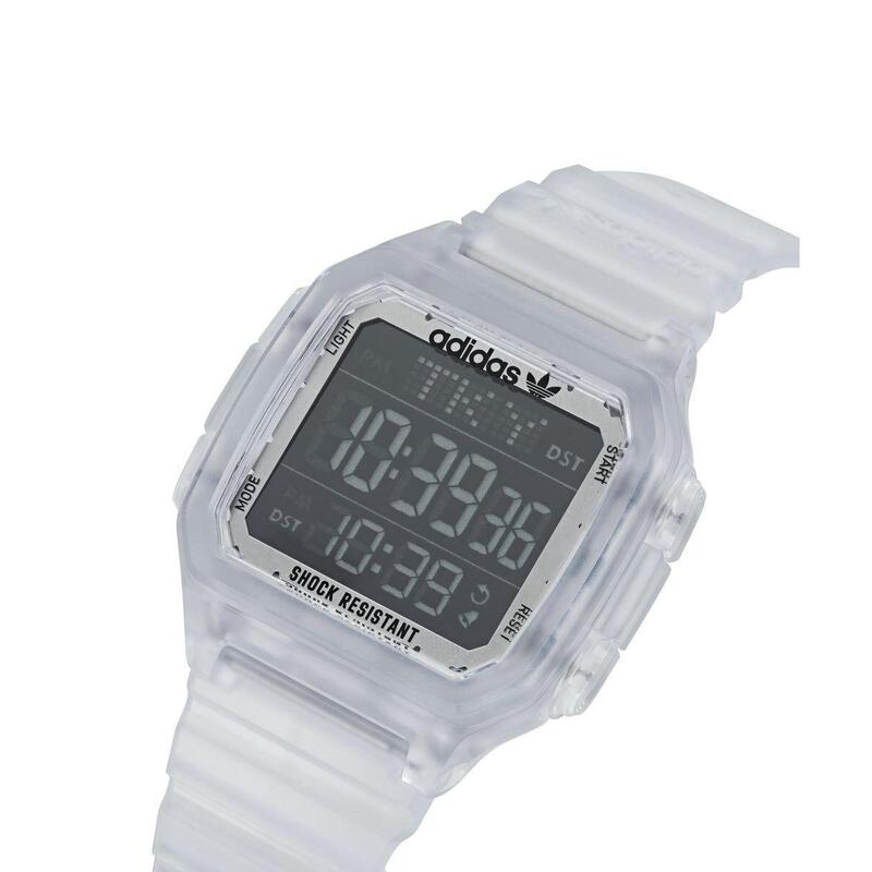 Adidas Originals Digitaal  Horloge Transparant/Zwart AOST22049