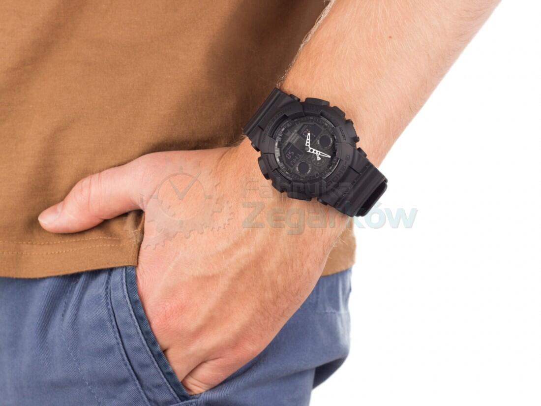 Herrenuhr Casio GA-100-1A1ER, Quartz, 51mm, 20ATM 5/7