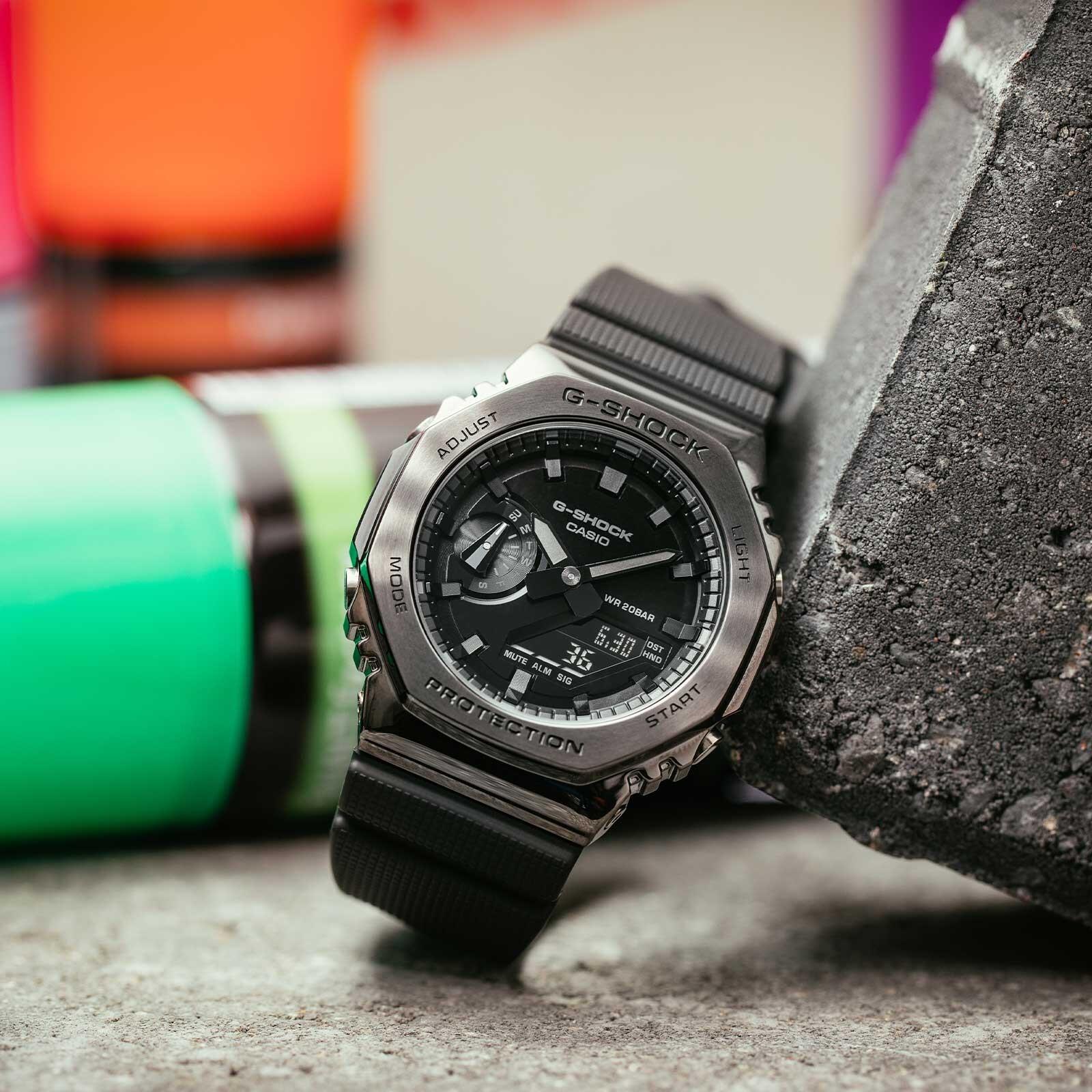 Casio Analogique - Digital Montre Noir/Noir GM-2100BB-1AER 4/6