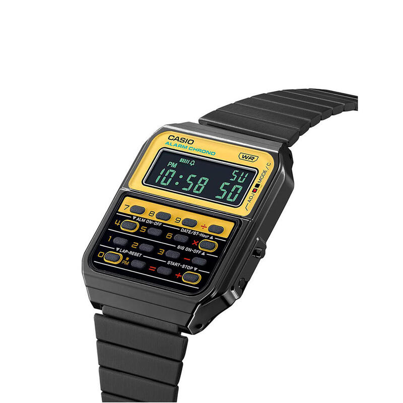 Casio Digitaal  Horloge Zwart/Multi CA-500WEGG-9BEF