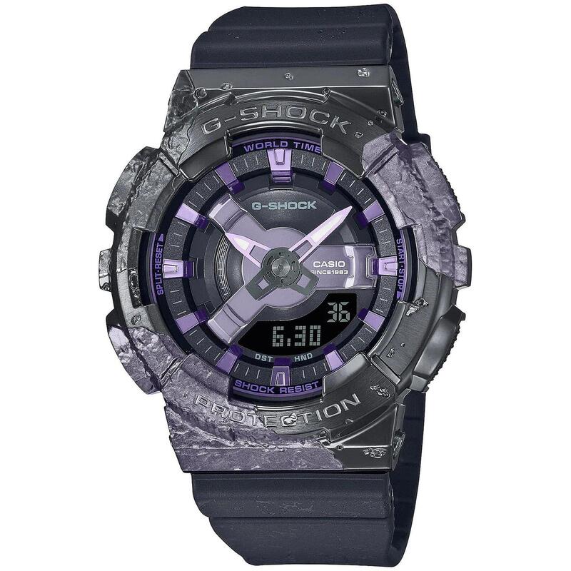 Casio Analogique - Digital Femme Multicolore / Noir GM-S114GEM-1A2ER