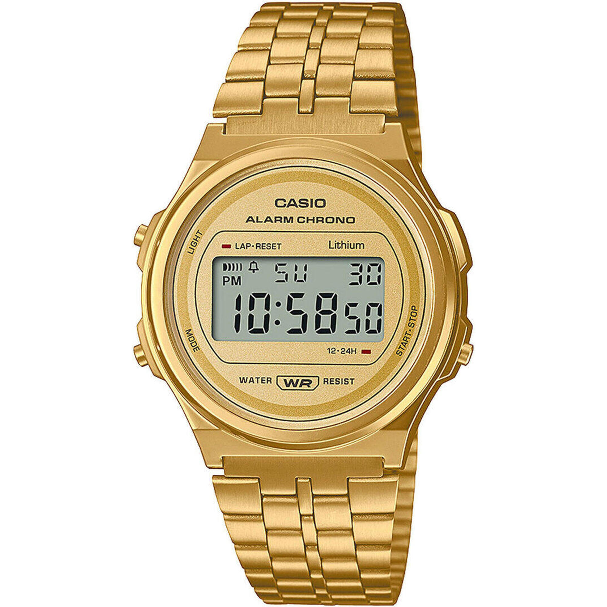 Casio Digital Femme Doré / Doré A171WEG-9AEF