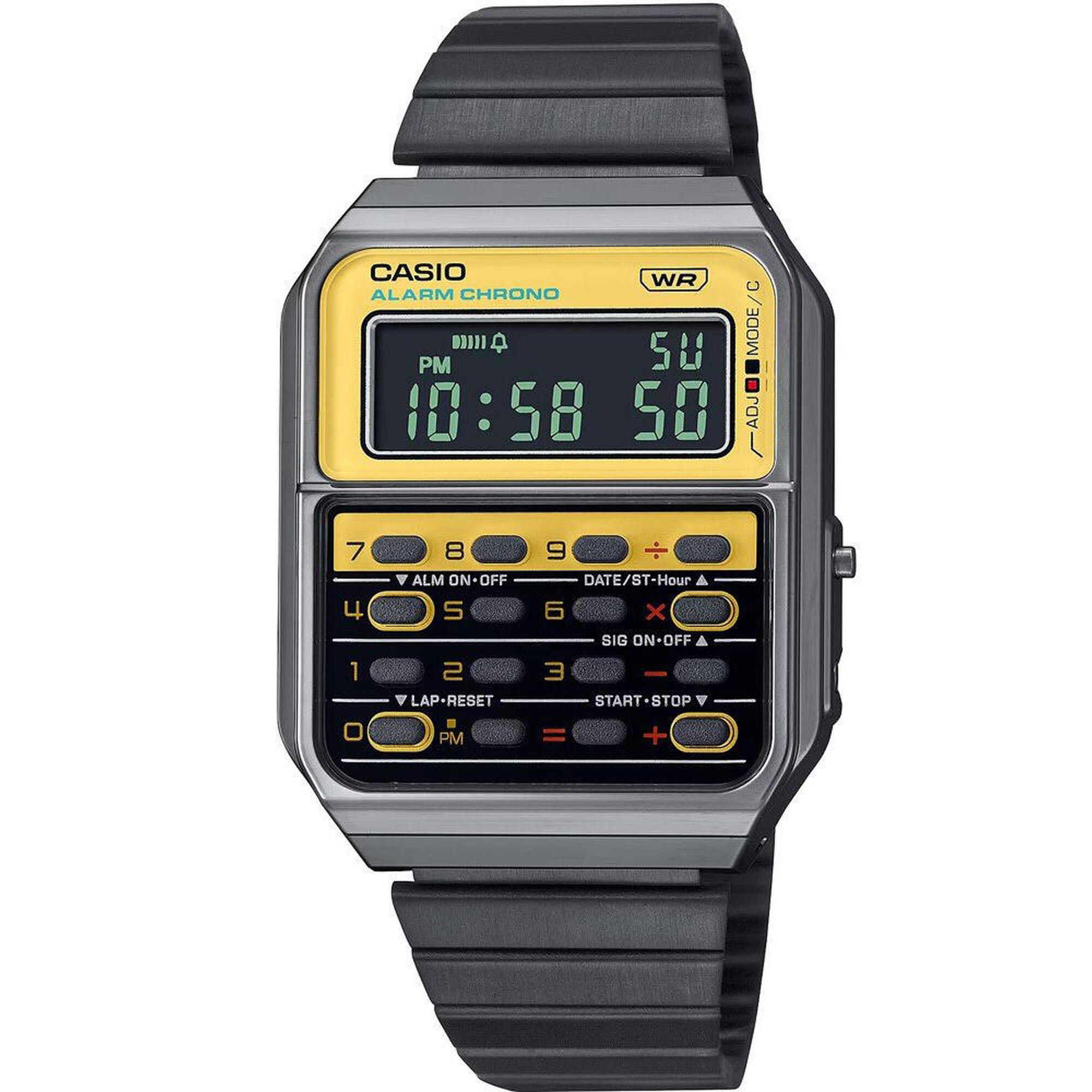 Casio Digitaal  Horloge Zwart/Multi CA-500WEGG-9BEF