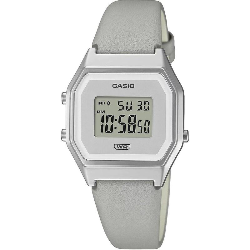 Casio Digitaal  Horloge Grijs/Grijs LA680WEL-8EF