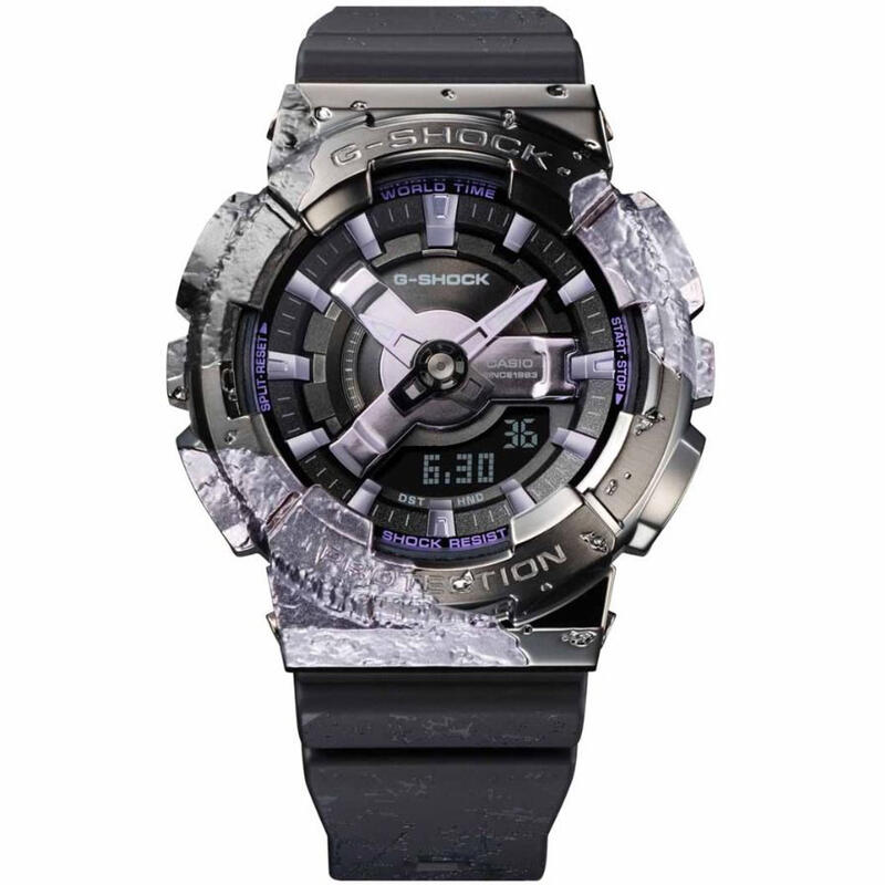 Casio Analogique - Digital Femme Multicolore / Noir GM-S114GEM-1A2ER