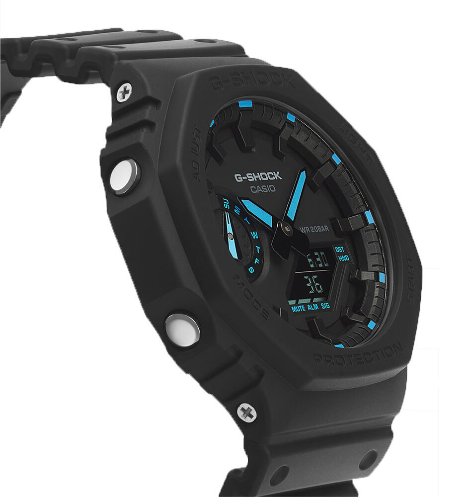 Mens Watch Casio GA-2100-1A2ER, Quartz, 45mm, 20ATM 3/6