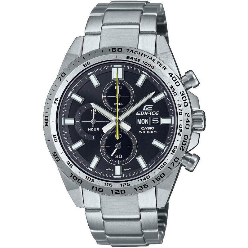 Casio Chronographe Hommes Noir / Argent EFR-574D-1AVUEF