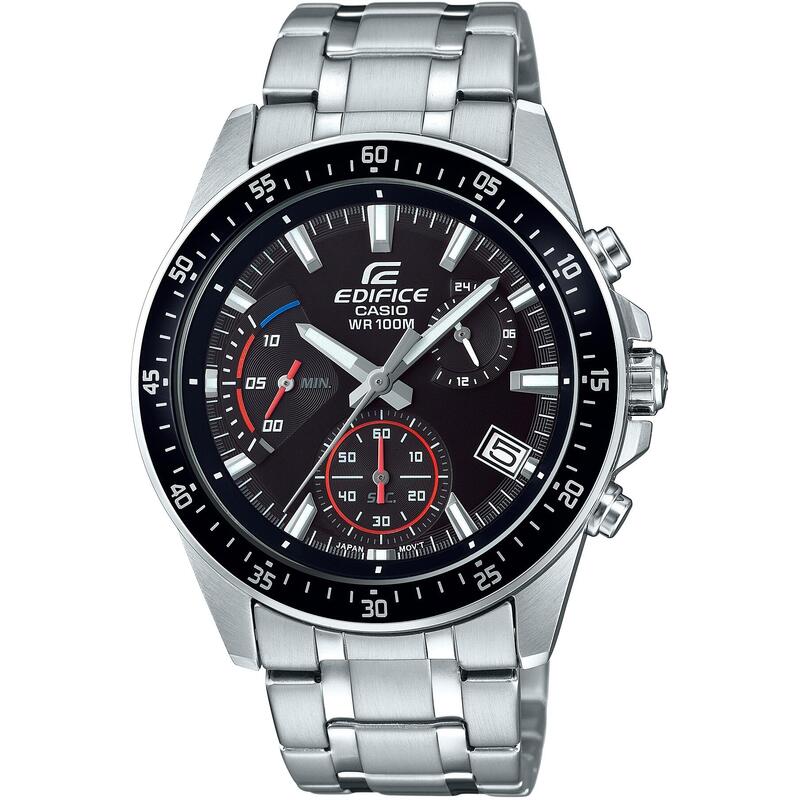 Casio Chronographe Hommes Noir / Argent EFV-540D-1AVUEF