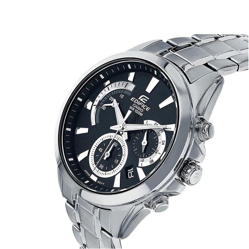 Casio Chronographe Hommes Noir / Argent EFV-580D-1AVUEF