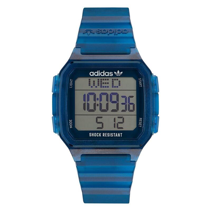 Adidas Originals Digitaal  Horloge Blauw/LCD AOST22552