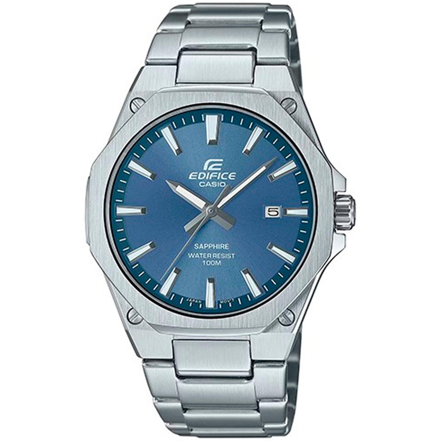 Casio - Casio Efr-s108d-2avuef, Quartz, 40mm, 10atm - Montre - Bleu|gris - Taille Unique - Decathlon