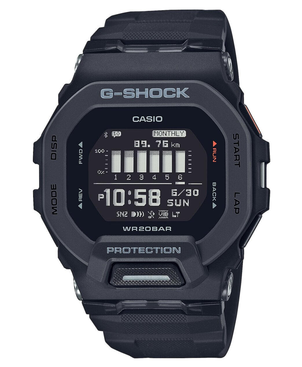 CASIO Reloj para hombre Casio GBD-200-1ER, Quartz, 44mm, 20ATM