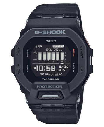 Montre Homme Casio GBD-200-1ER, Quartz, 44mm, 20ATM