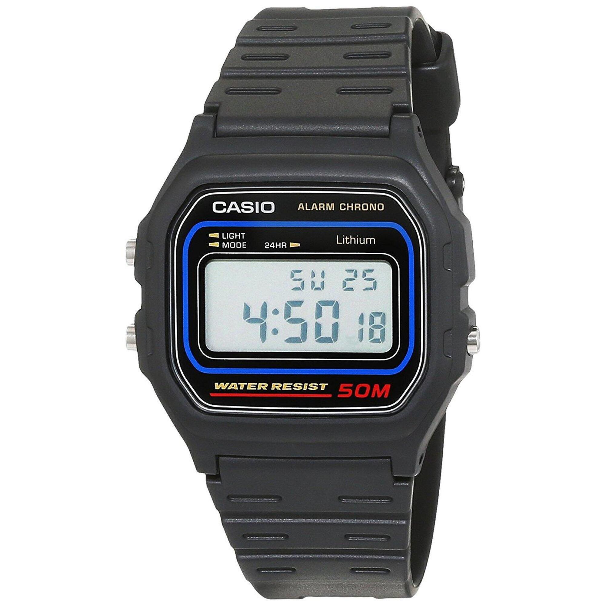 Casio - Montre Unisexe Casio W-59-1vqes - Montre - Multicolore|noir - Taille Unique - Decathlon