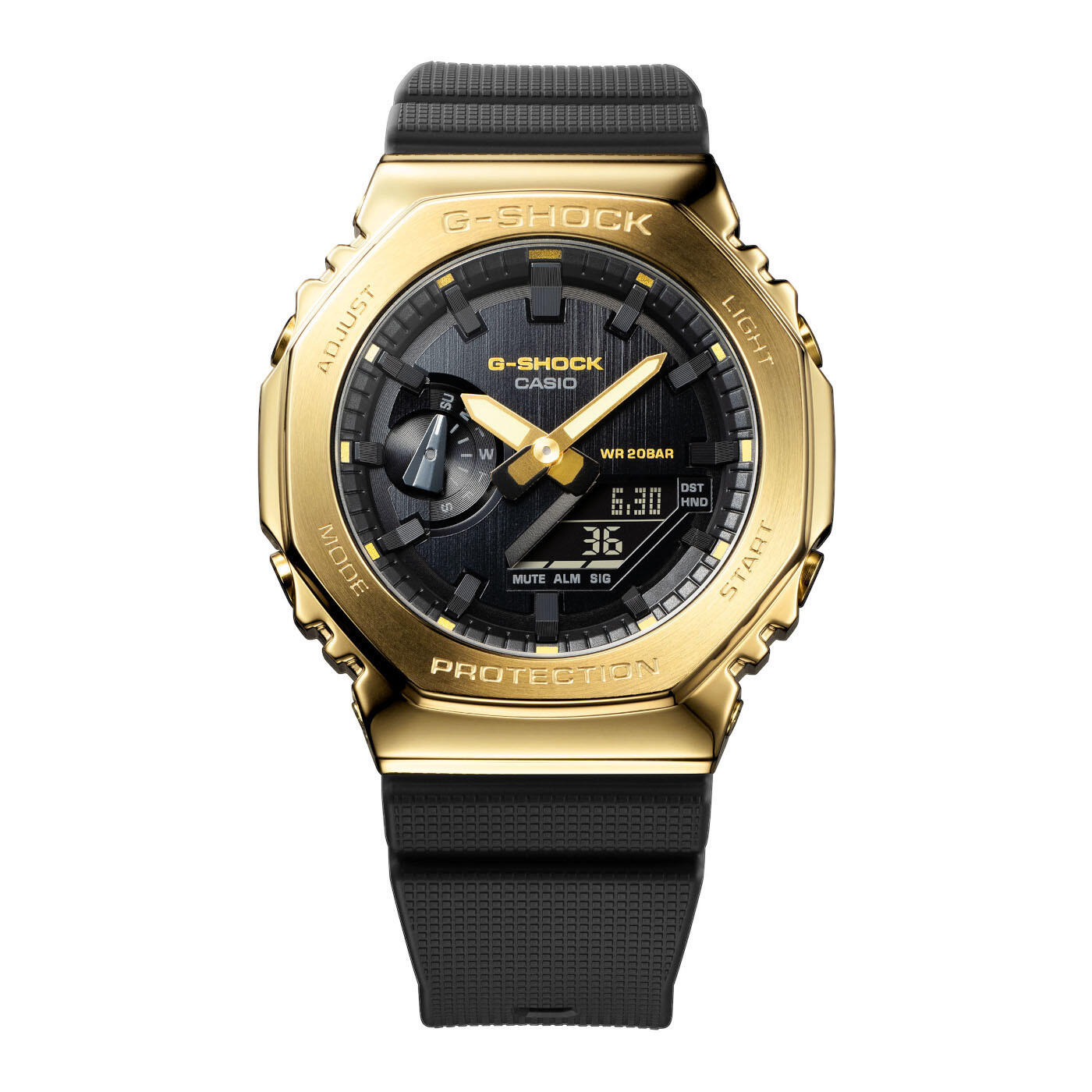 Casio Analog Digital Uhr Schwarz/Schwarz GM-2100G-1A9ER 3/6