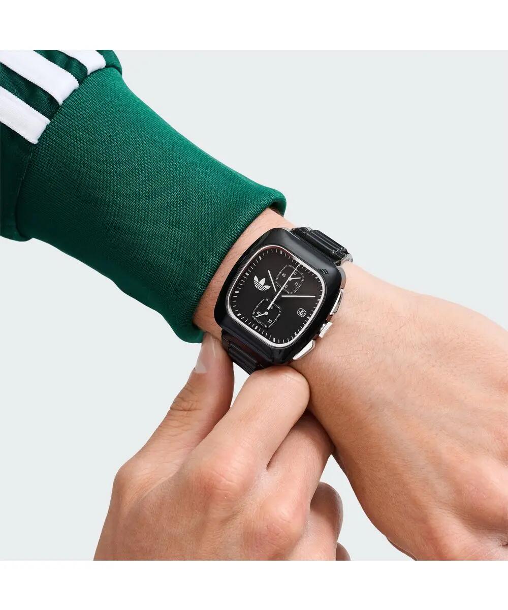 Adidas Originals Chronographe Montre Noir/Noir AOSY24533 4/6
