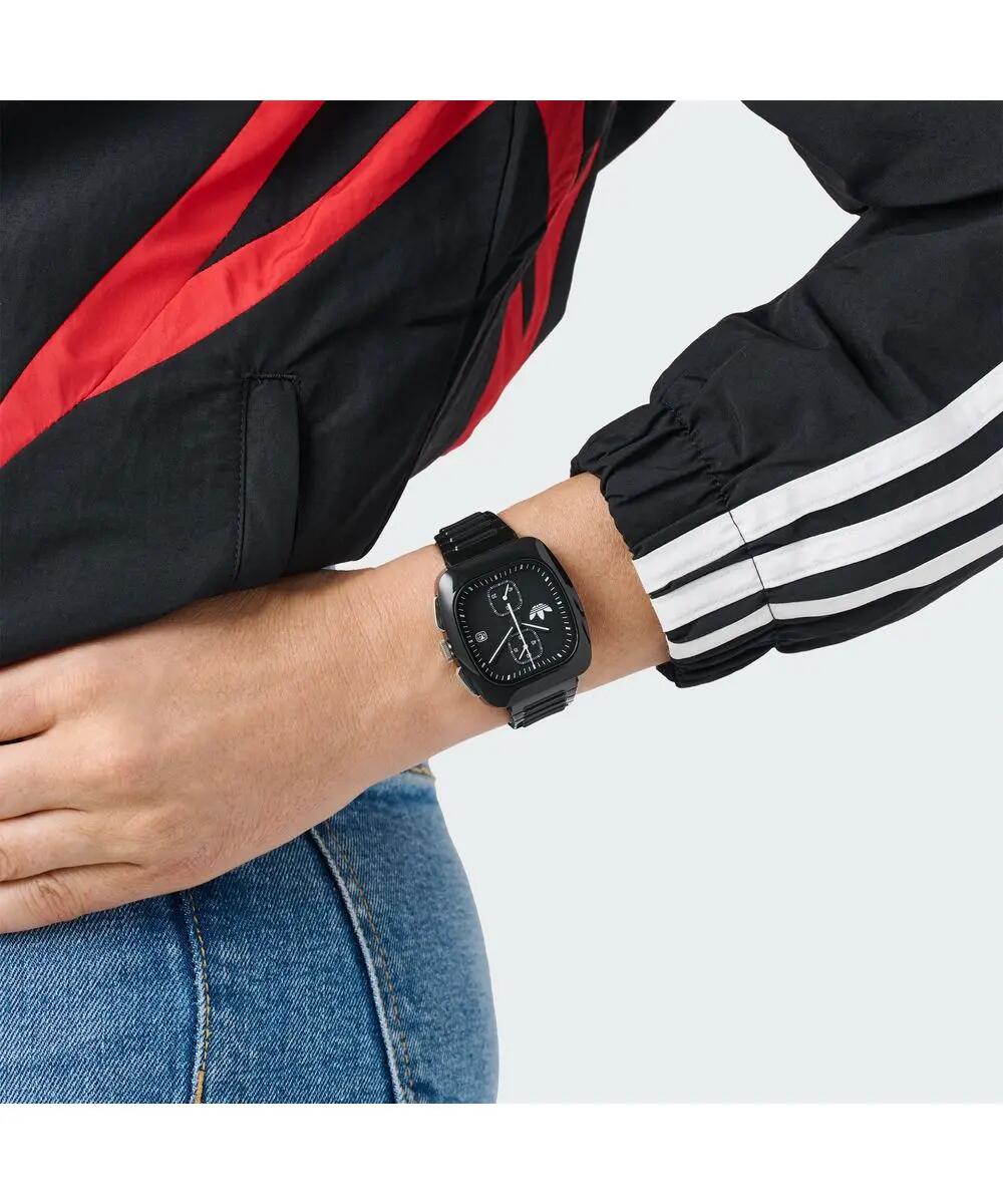Adidas Originals Chronographe Montre Noir/Noir AOSY24533 5/6