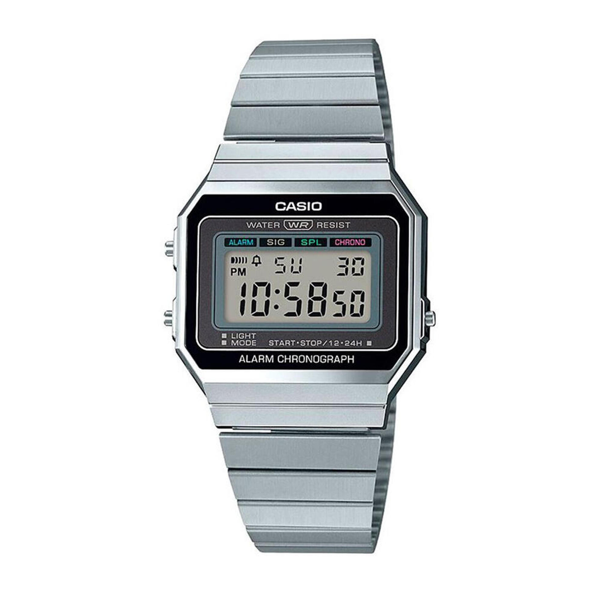 Casio Digital Unisexe LCD / Argent A700WE-1AEF