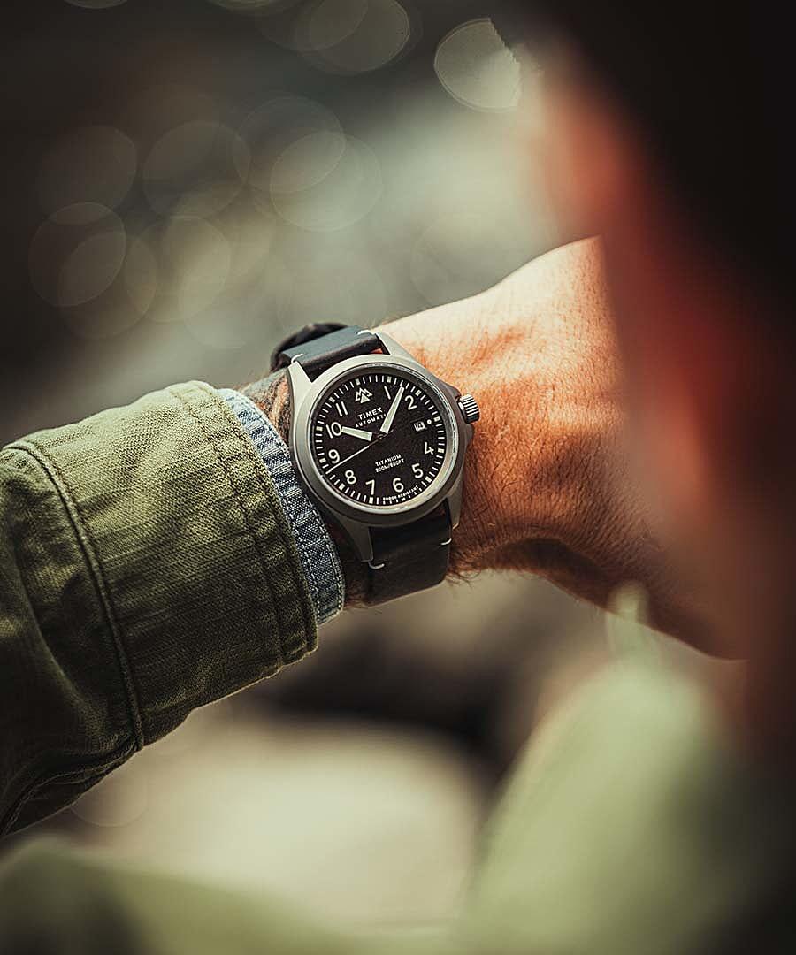 Timex Analogique Montre Noir/Noir TW2V54000 4/6