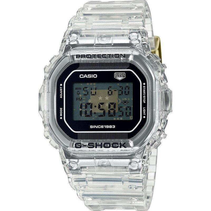 Casio Digitaal  Horloge Transparant/Zwart DW-5040RX-7ER