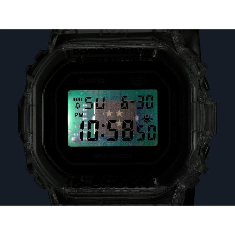 Casio Digitaal  Horloge Transparant/Zwart DW-5040RX-7ER