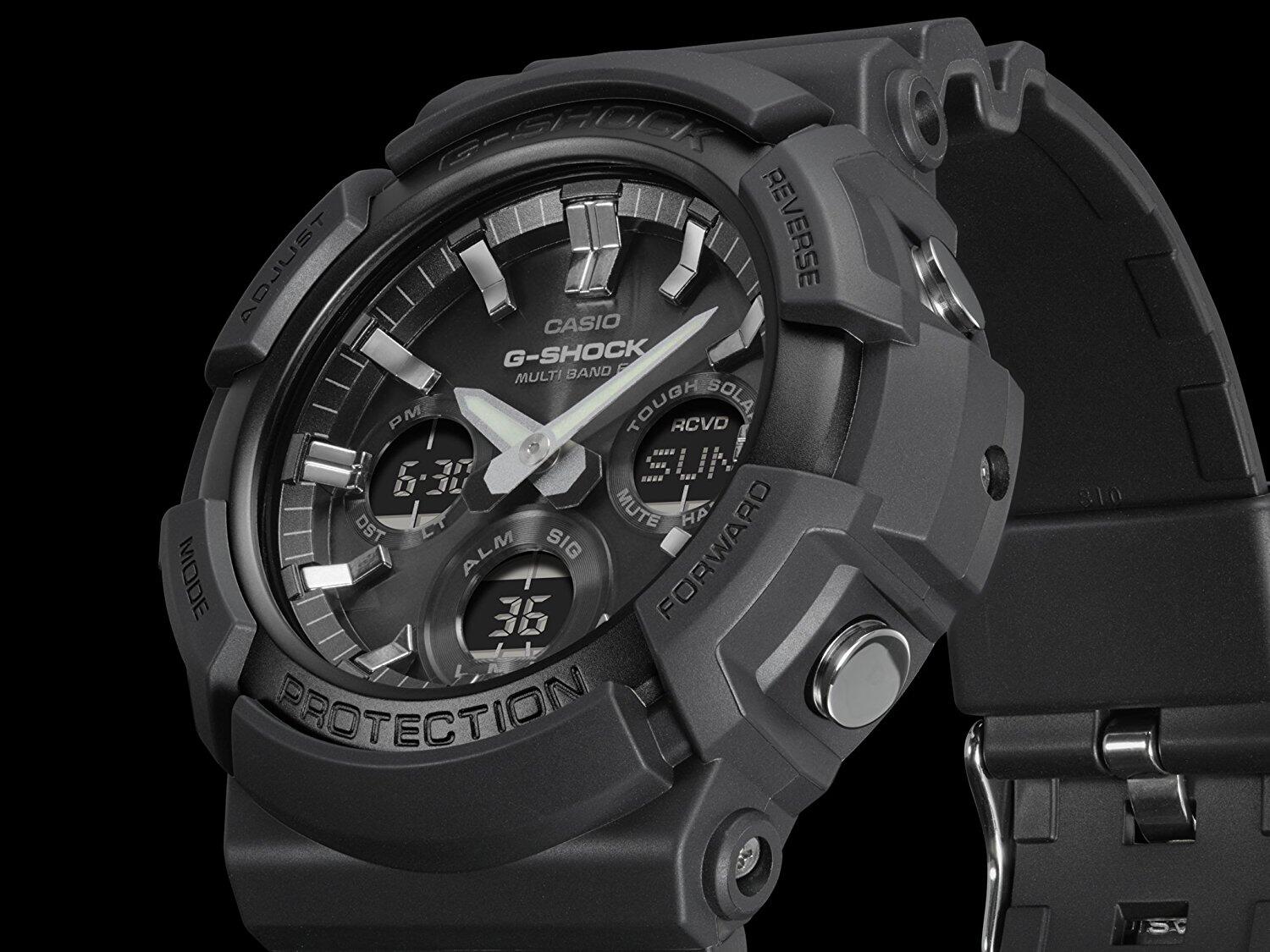 Casio Analogique - Digital Montre Noir/Noir GAW-100B-1AER 3/5