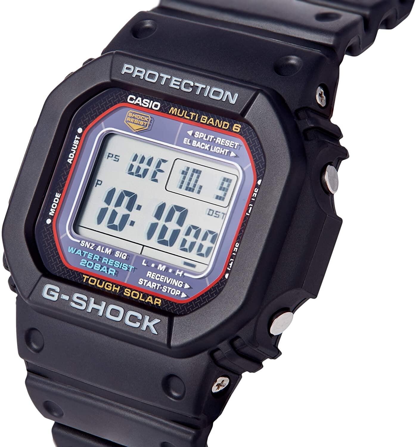 Montre Casio G-Shock GW-M5610U-1ER Homme - Solaire, Digitale, Résine, 200m étanche, Neuve Avec étiquettes
