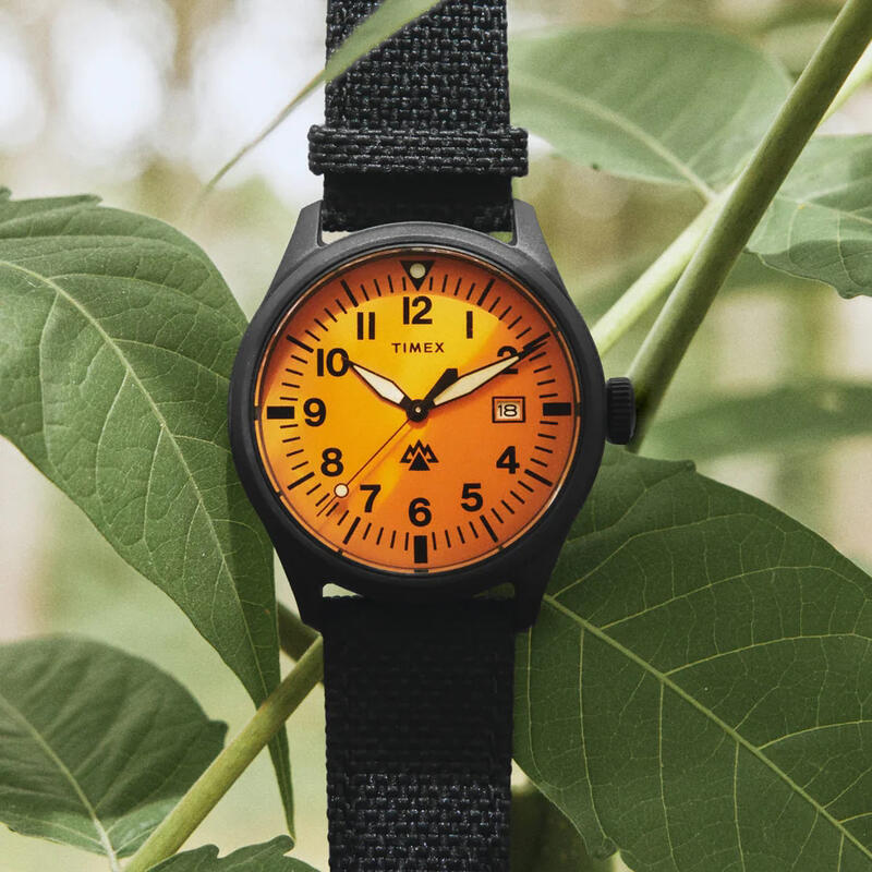 Timex Analogique Hommes Orange / Noir TW2W23700